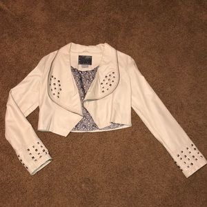 BKE studded leather jacket